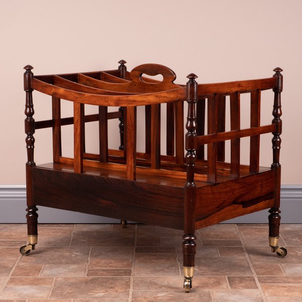 Early 19th Century Rosewood Canterbury