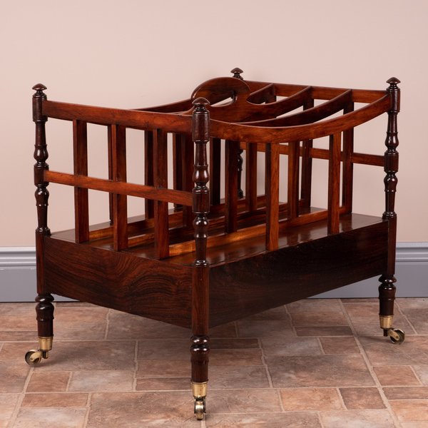 Early 19th Century Rosewood Canterbury