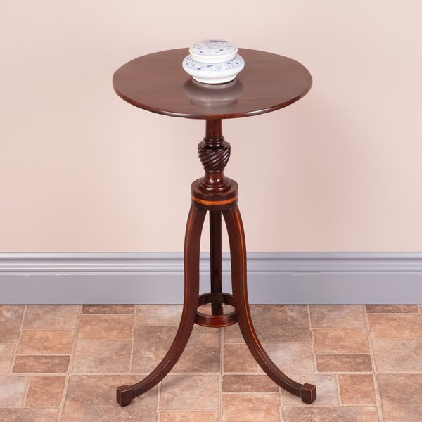 Inlaid Mahogany Occasional Table
