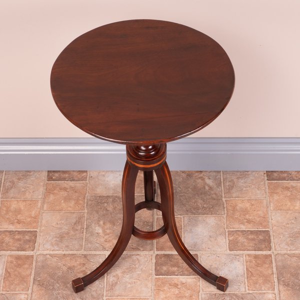 Inlaid Mahogany Occasional Table