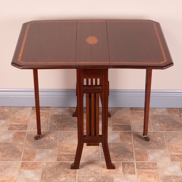 Inlaid Mahogany Sutherland Table