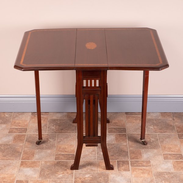 Inlaid Mahogany Sutherland Table