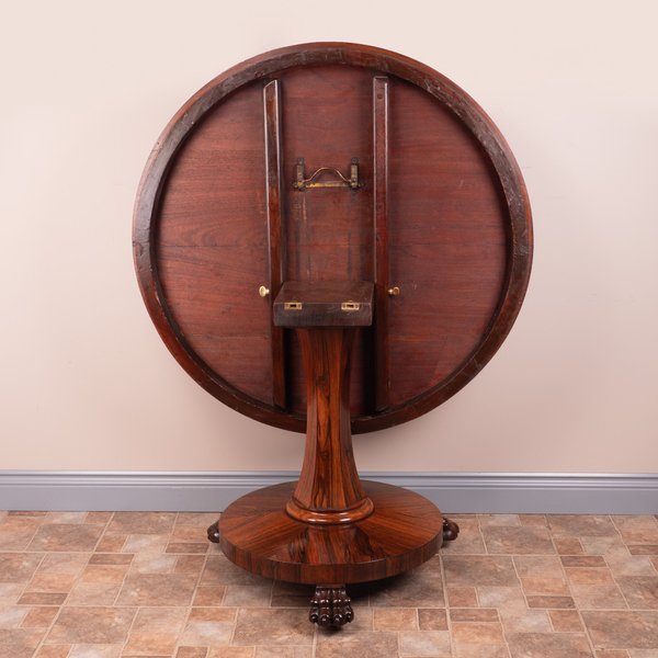 Round Rosewood Centre Table