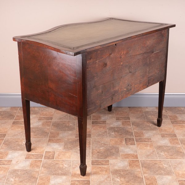 Serpentine Fronted Three Drawer Table