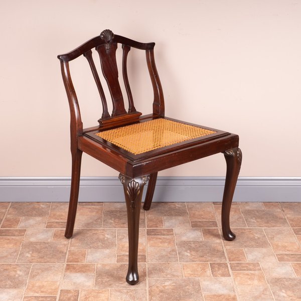 Low Backed Cane Seated Chair