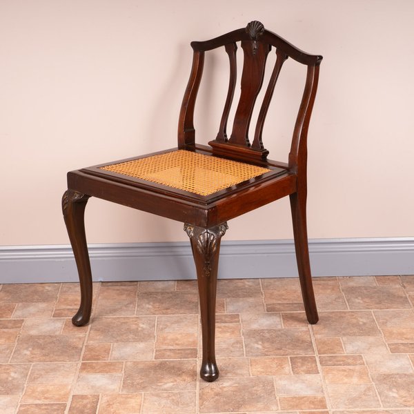 Low Backed Cane Seated Chair