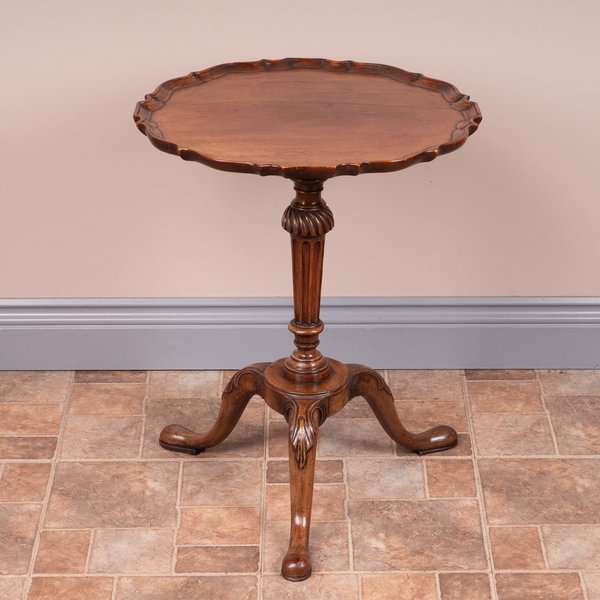 Mahogany Pie Crust Topped  Wine Table