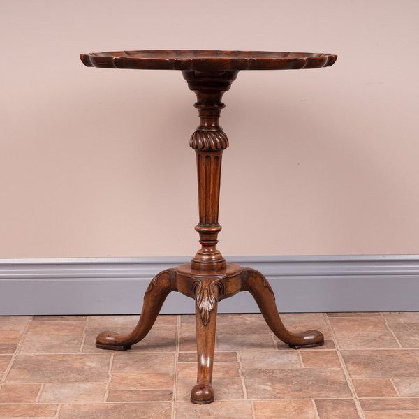 Mahogany Pie Crust Topped  Wine Table