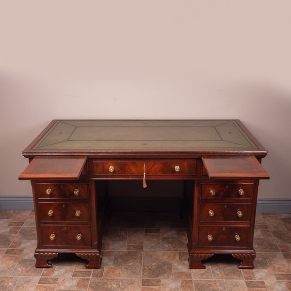Maple & Co Mahogany Desk