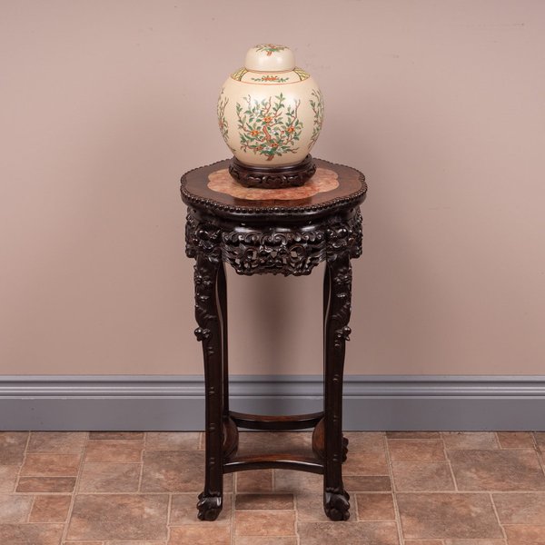 Carved Oriental Stand