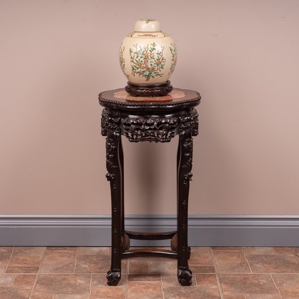 Carved Oriental Stand