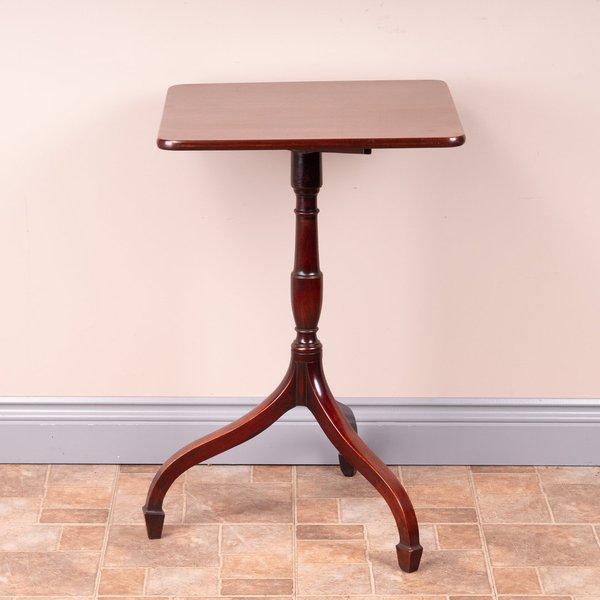 19thC Mahogany Occasional Tip Table