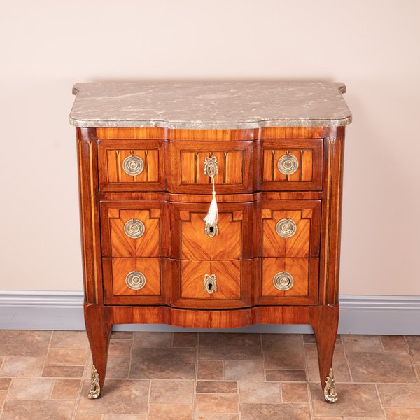 Continental 3 Drawer Commode Chest Of Drawers