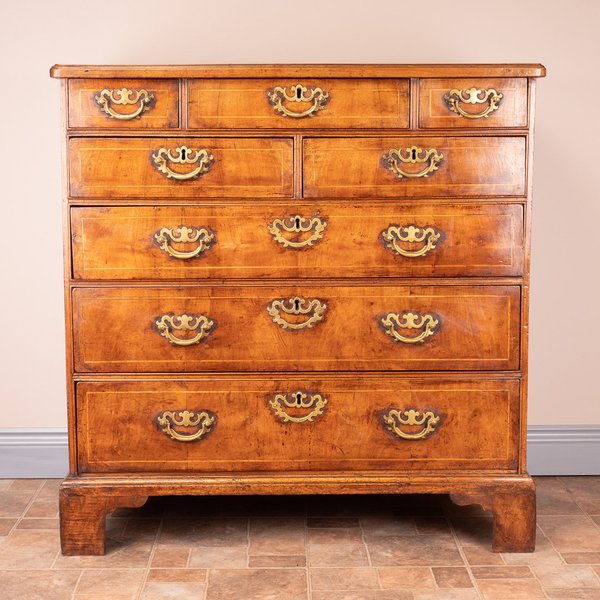 Early 18thC Inlaid Walnut Chest Of Drawers
