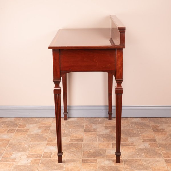 Edwardian Inlaid Mahogany 2 Drawer Side Table