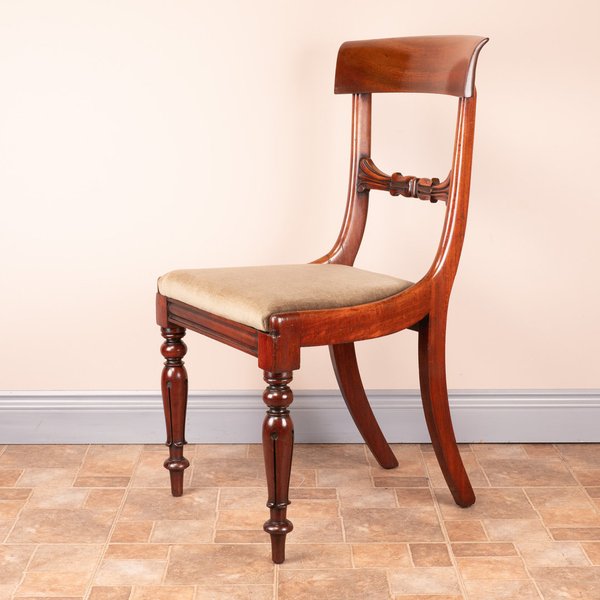 Set Of Eight 19thC Mahogany Dining Chairs