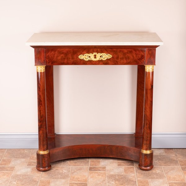 Good Quality 19thC French Mahogany Console Table