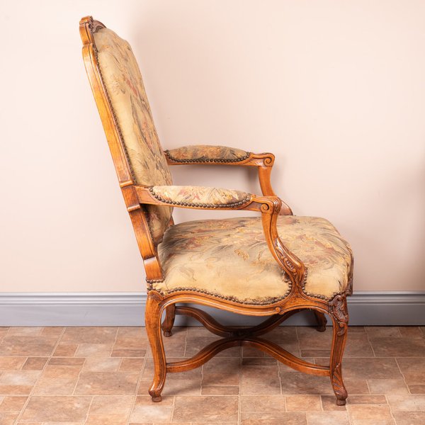 A Good Sized Pair of French Fauteuils Arm Chairs