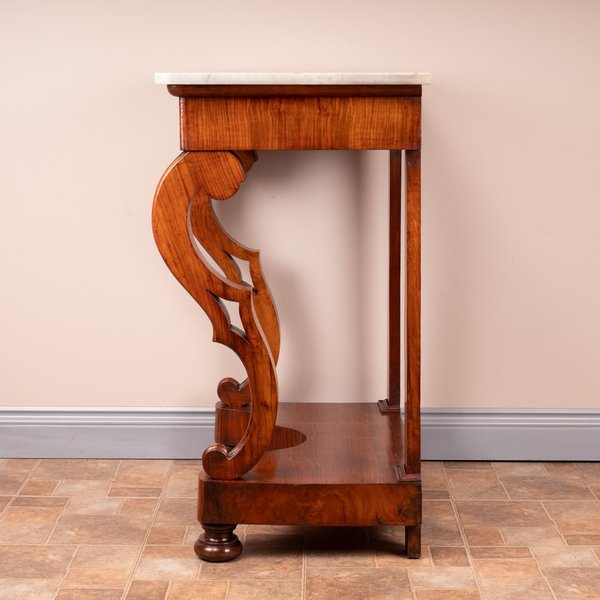 19thC French Walnut Console Table