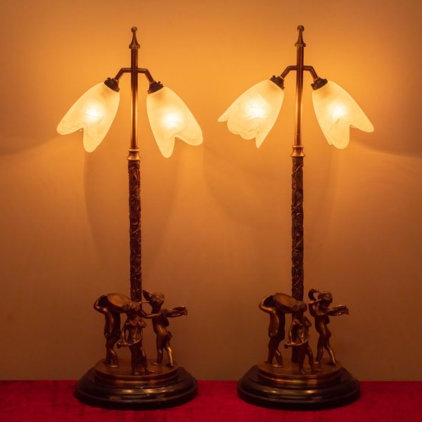 Good Quality Pair Of Table Lamps
