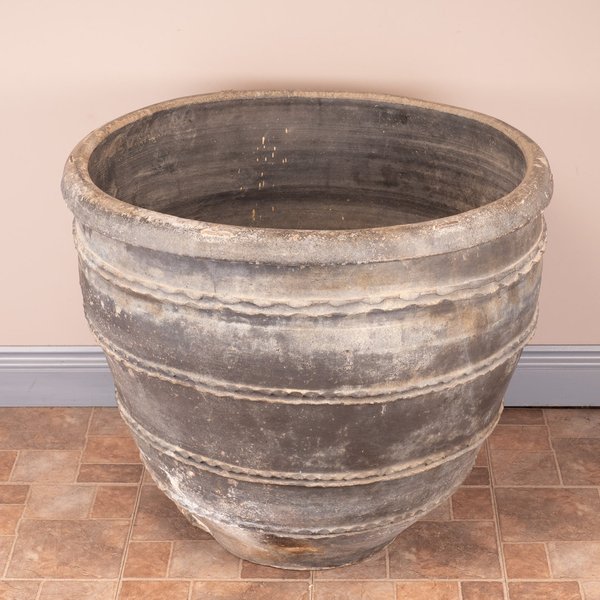 Large 19thC Catalan Terracotta Cosi Pot