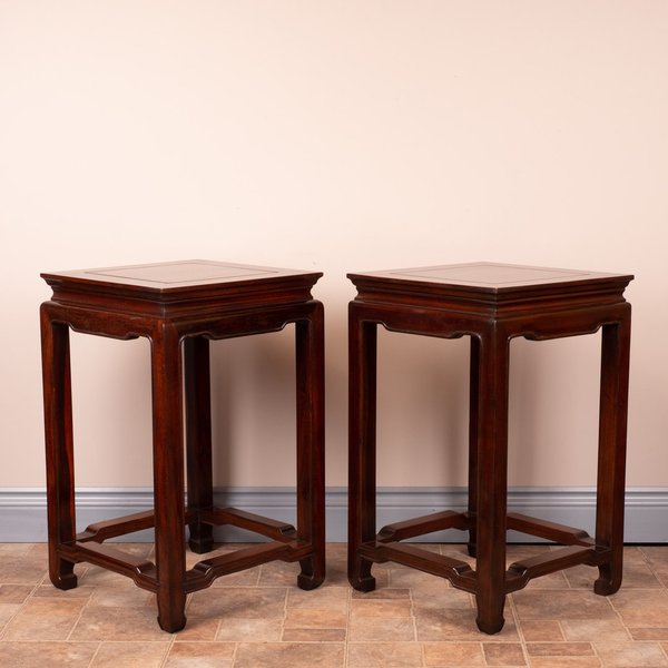 Elegant Pair of Chinese Table Stands