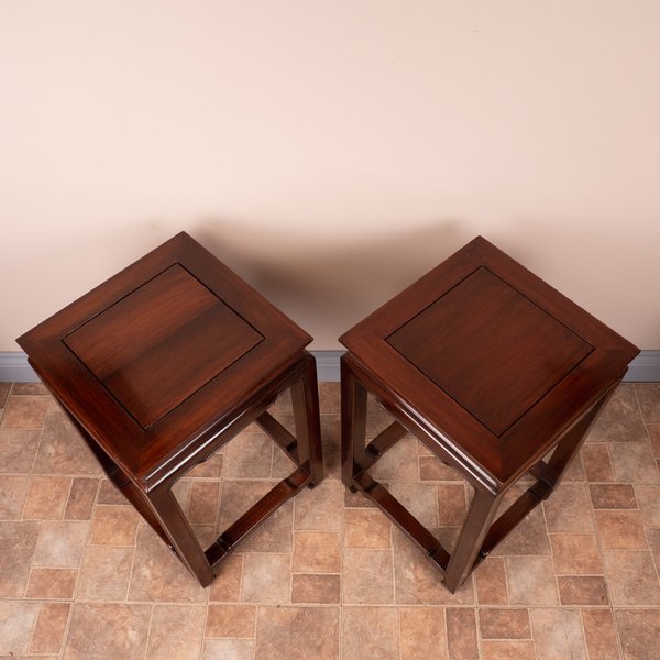 Elegant Pair of Chinese Table Stands