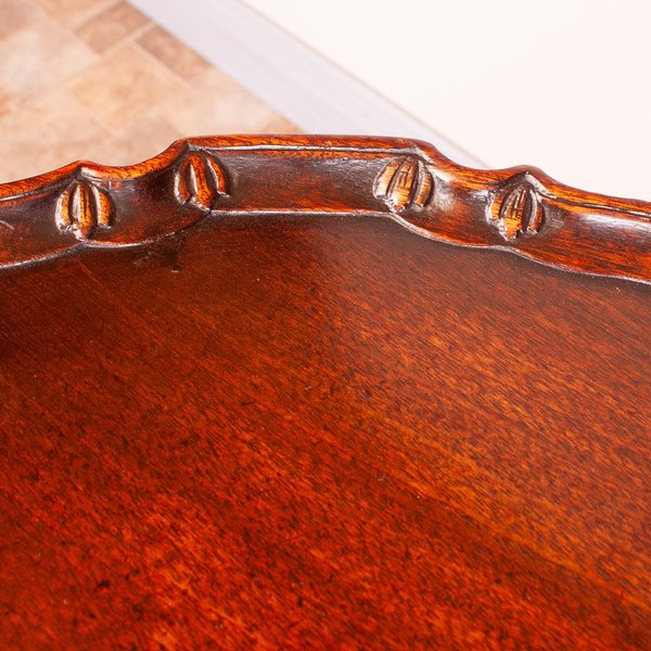 Good Quality Carved Mahogany Wine Table