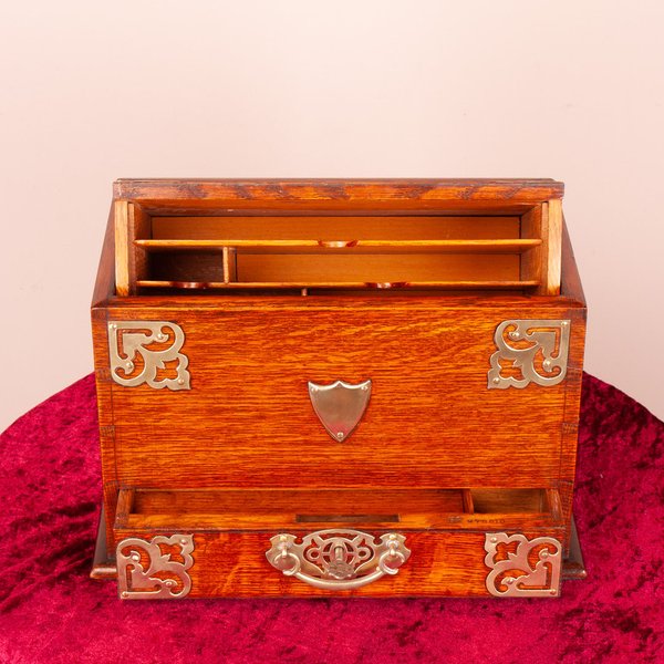 Oak Stationery Box